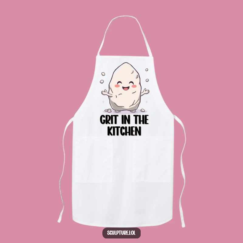 Funny Rock Juggler Chef Apron: Cook with Steady Joy