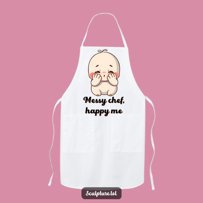 Funny Chubby Clay Apron: Chef's Delight, Great Funny Gift for Cooks