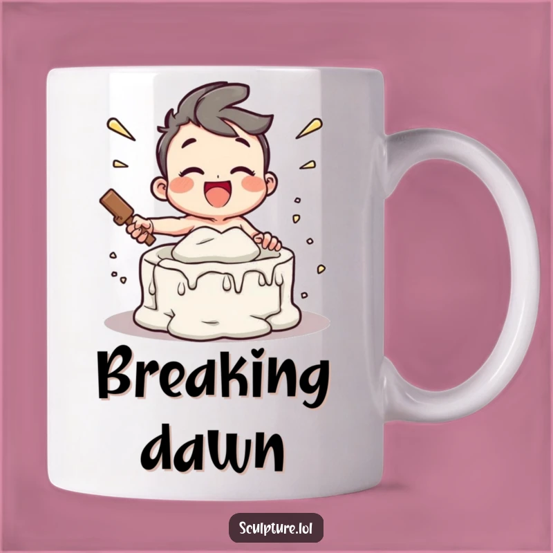 Funny Smashing Mold Mug - Joyful Character Release Gift