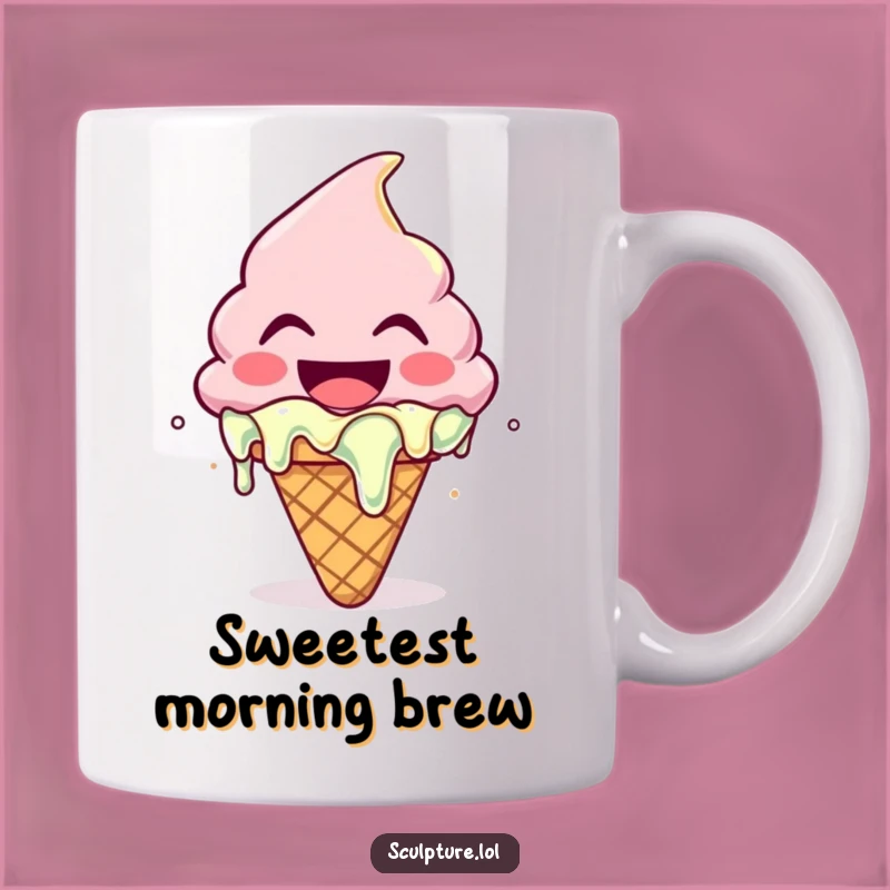 Funny Melting Ice Cream Mug: Hilarious Treat for Sweet Treat Lovers