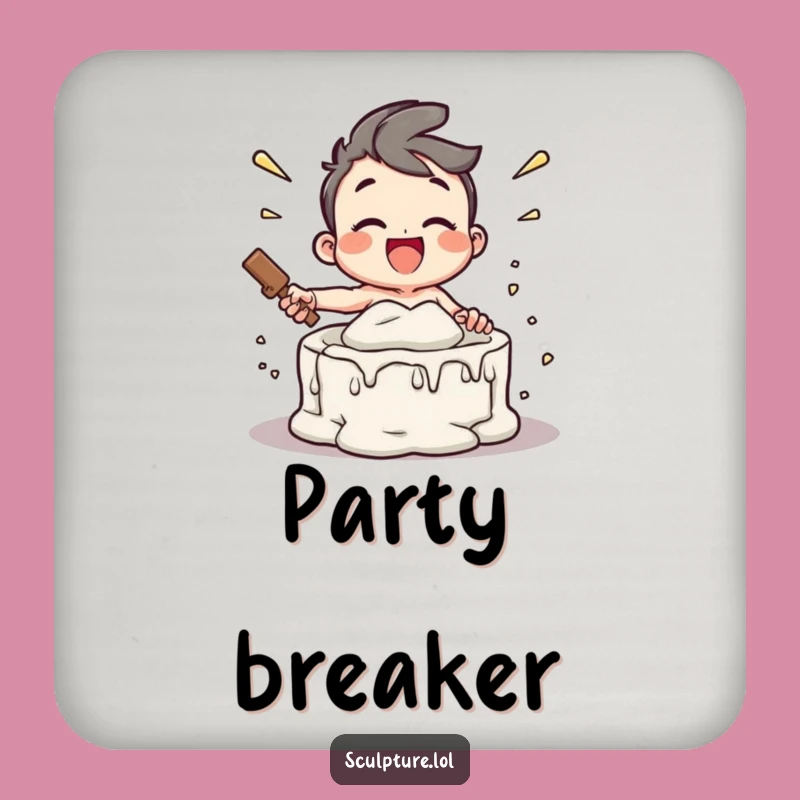 Funny Coaster - Joyful Mold Smasher Protection