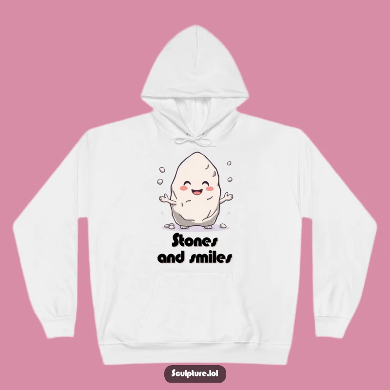 Cozy Funny Rock Juggler Hoodie: Stay Grounded and Amused