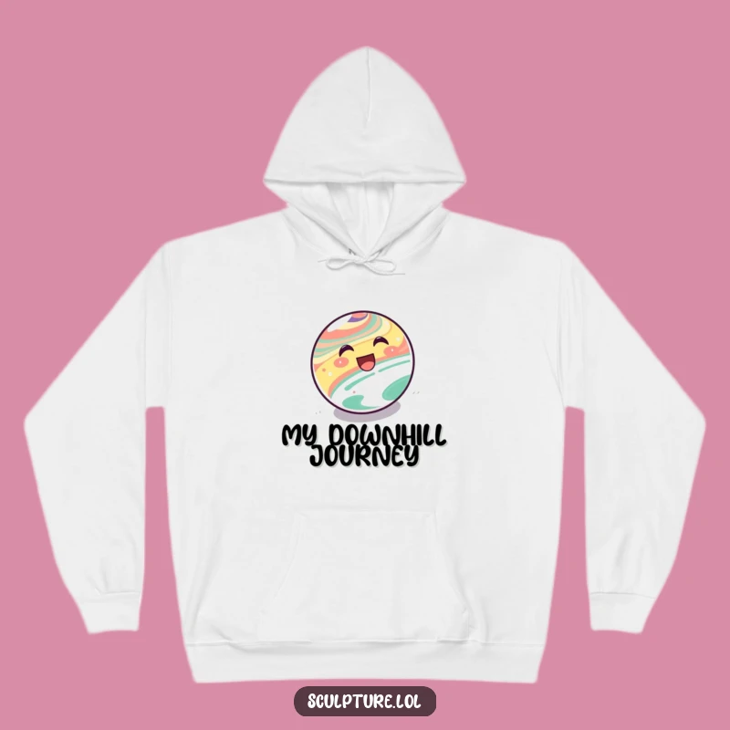 Funny Rolling Marble Hoodie: Cozy Up with Playful Humor, Perfect Funny Gift!