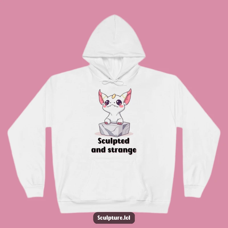 Funny Marble Creature Hoodie: Cozy Oddity, Unique Funny Gift