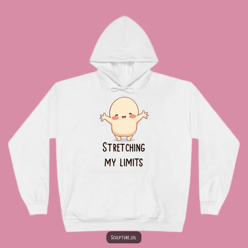 Cozy Funny Clay Blob Hoodie: Stretch into Comfort