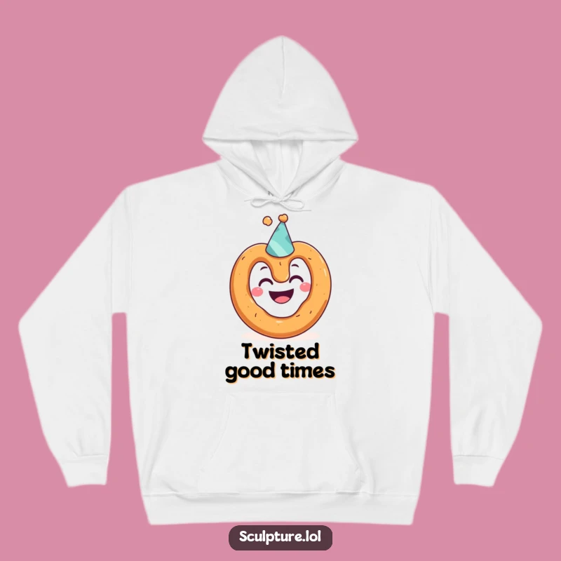 Funny Pretzel Party Hat Hoodie: Cozy Comfort Meets Hilarious Design!