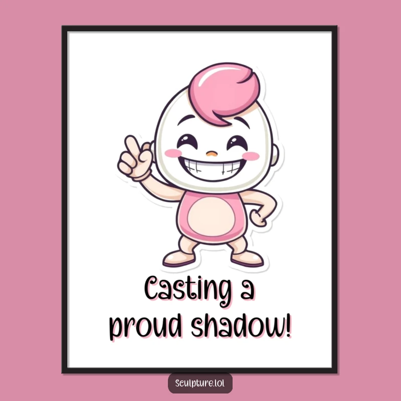 Free Printable Metal Pose Wall Art: Funny Proud Downloadable Decor