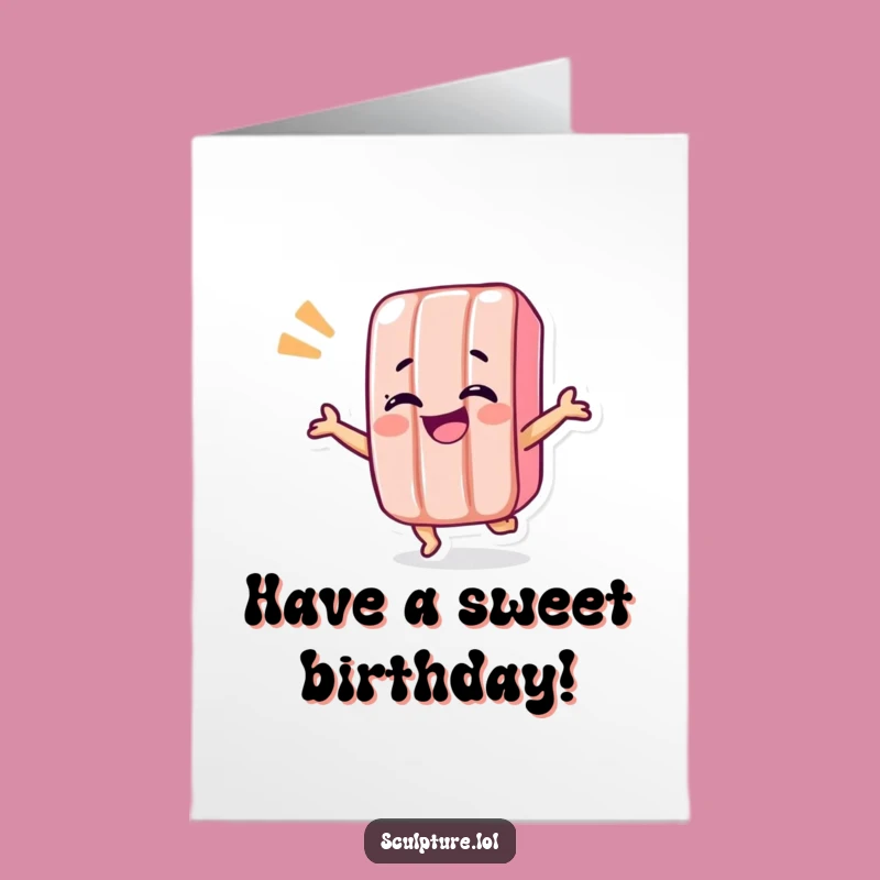 Free Printable Candy Bar Shimmy Funny Birthday Card - Sweet Downloadable Gift!