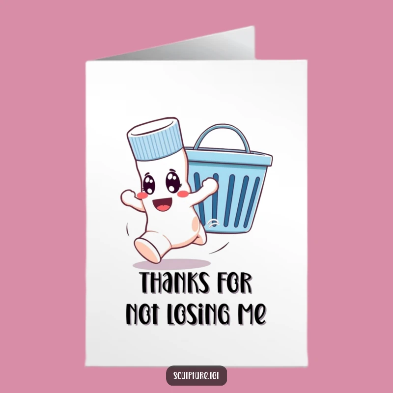 Hilarious Free Printable Thank You Card: Sock's Grateful Dash!