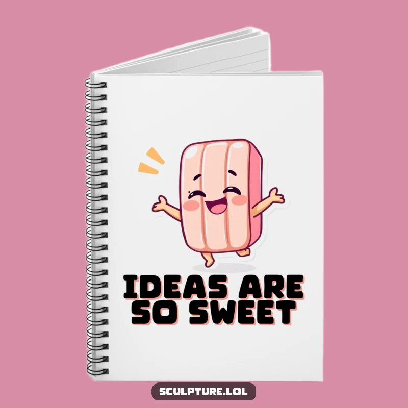 Funny Candy Bar Shimmy Notebook: Jot Down Sweet Ideas, Delightful Funny Gift!