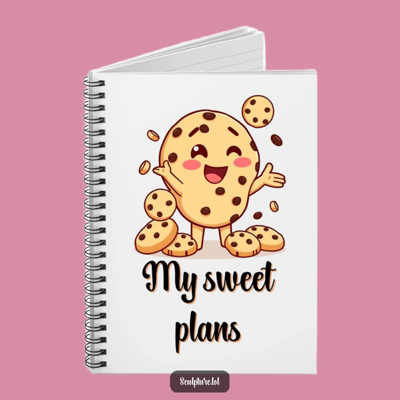 Funny Cookie Juggling Notebook: Jot Down Sweet Ideas!