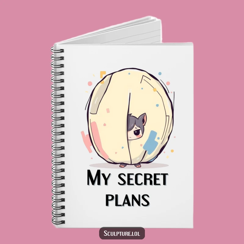 Funny Notebook - Mischievous Character's Secret Art Diary