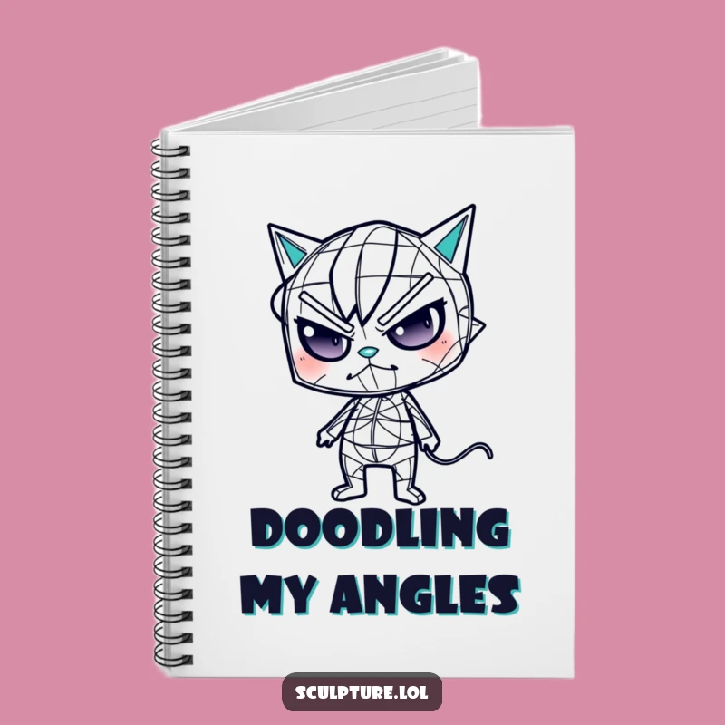 Funny Wireframe Notebook: Jot Down Ideas with This Oddly Amusing Character