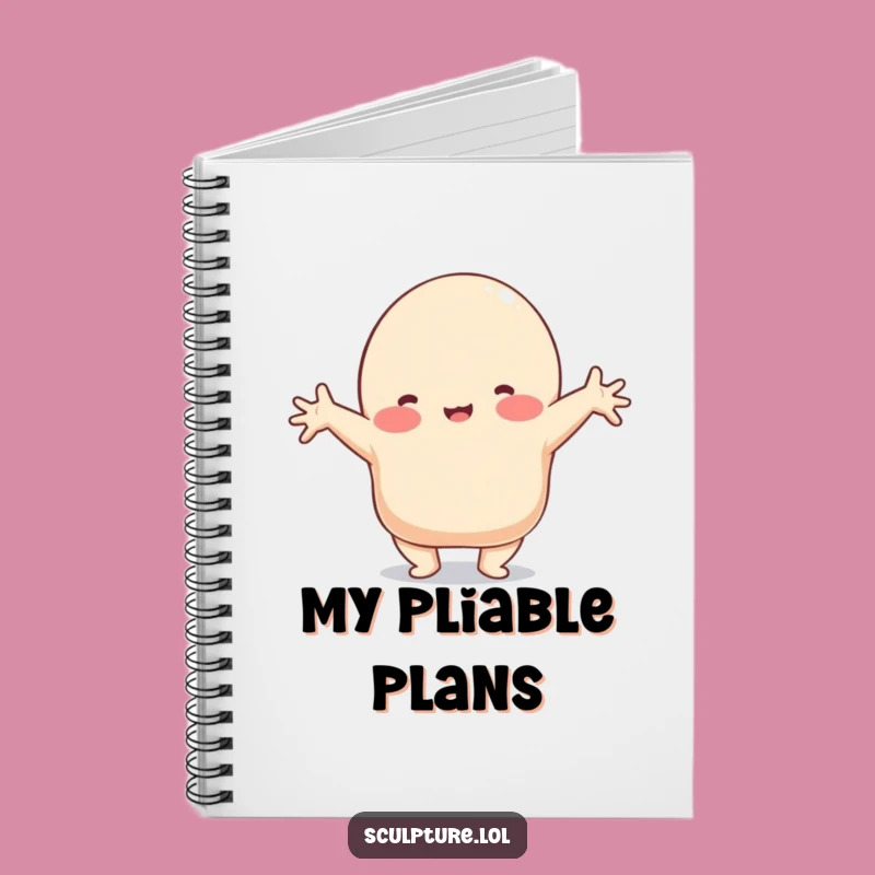 Funny Clay Blob Notebook: Jot Down Your Flexible Ideas