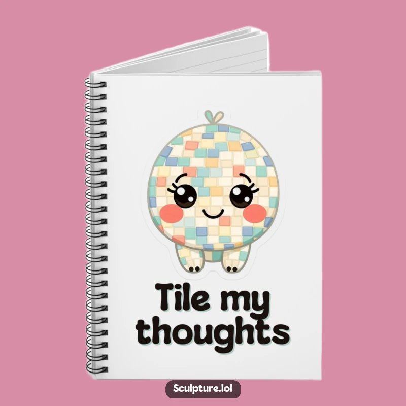 Funny Mosaic Character Notebook - Quirky Art Journaling, Terrific Funny Gift!