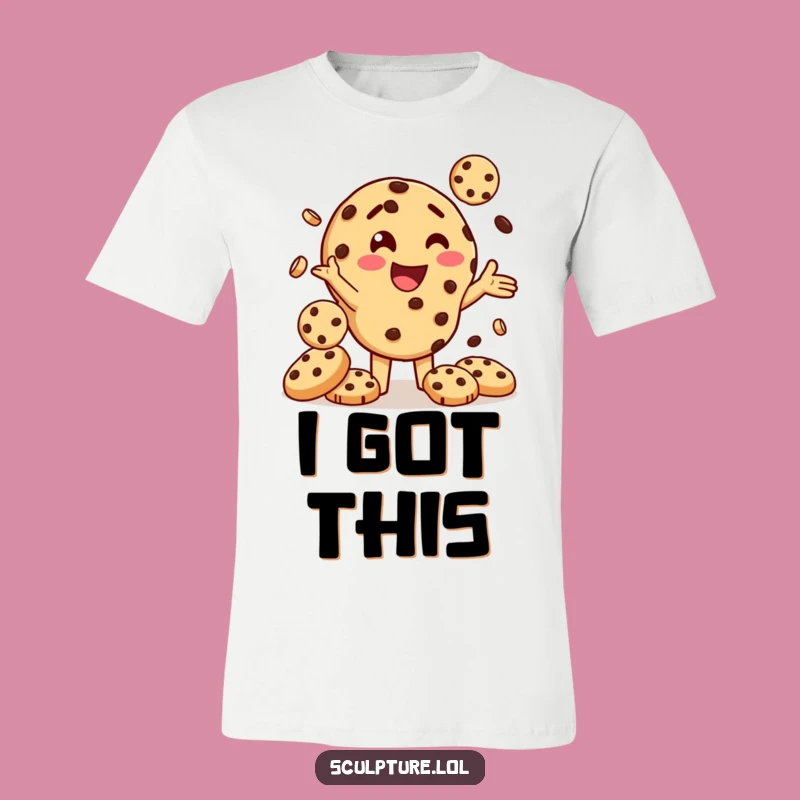 Funny Cookie Juggling T-Shirt: Wear Your Love for Baked Goods!