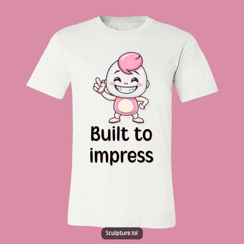 Funny Metal Casting T-Shirt: Proud Pose Power, Great Funny Gift for the Bold