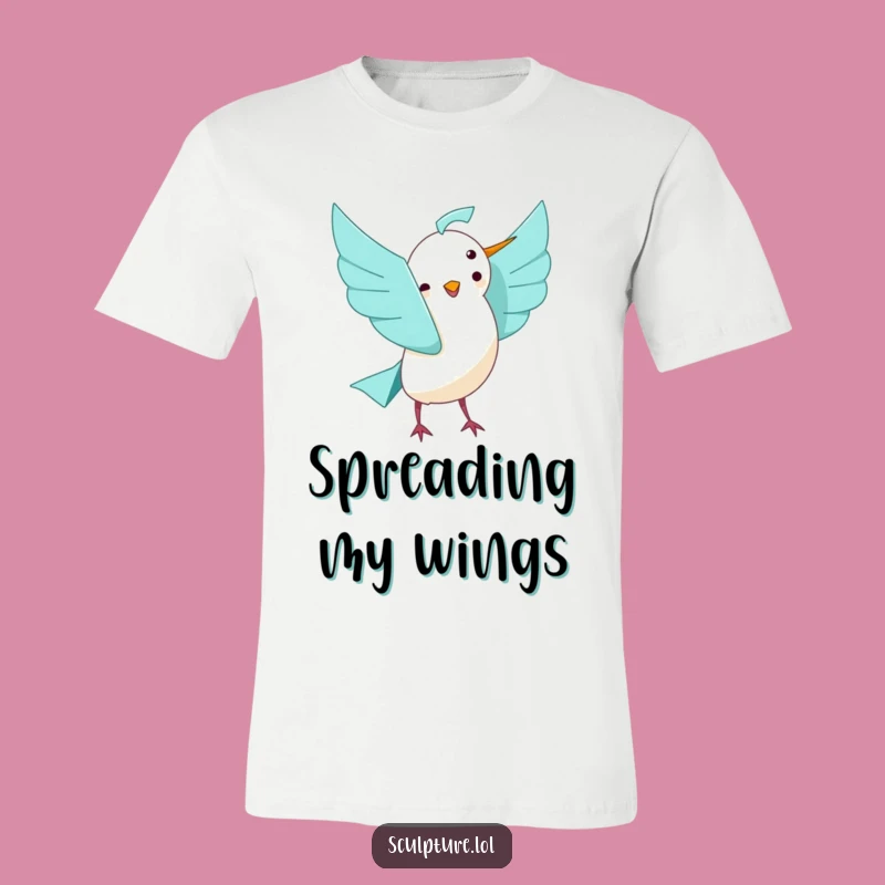 Funny Origami Bird T-Shirt: Wear Your Joy with This Playful Papercraft Graphic Tee