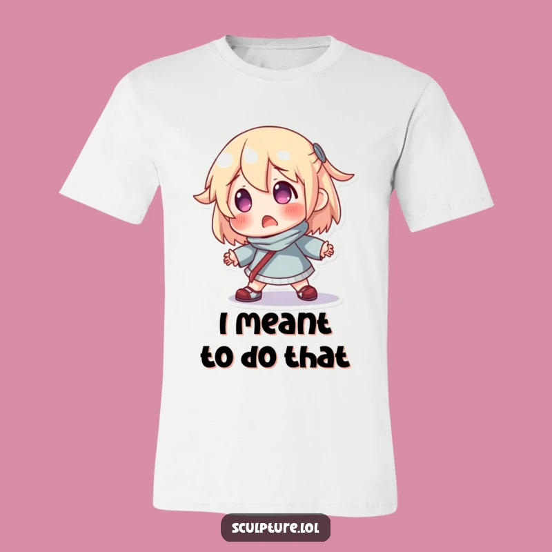 Funny Surprised Resin Character T-Shirt - Comedic Apparel, Perfect Gift