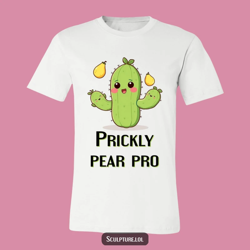 Funny Cactus Juggling T-Shirt: Cheerful Prickly Pear Tee, Best Funny Gift Ever