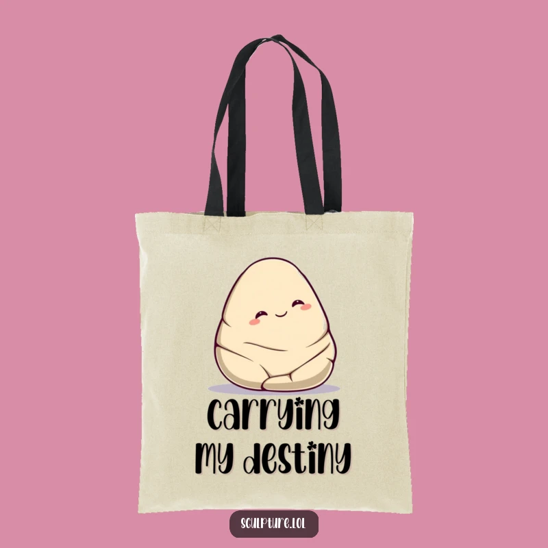 Funny Smooth Stone Tote: Easy Rolling Bag, Ideal Funny Gift for Go-Getters