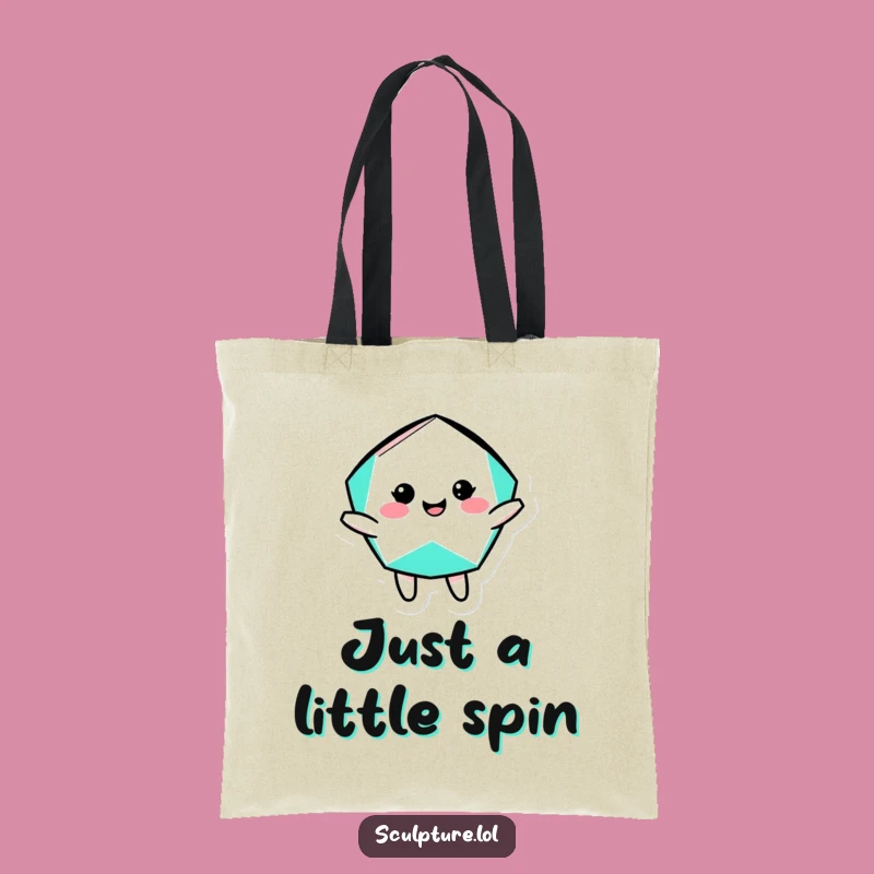 Funny Geometric Shape Rotation Tote: Carry Your Playfulness