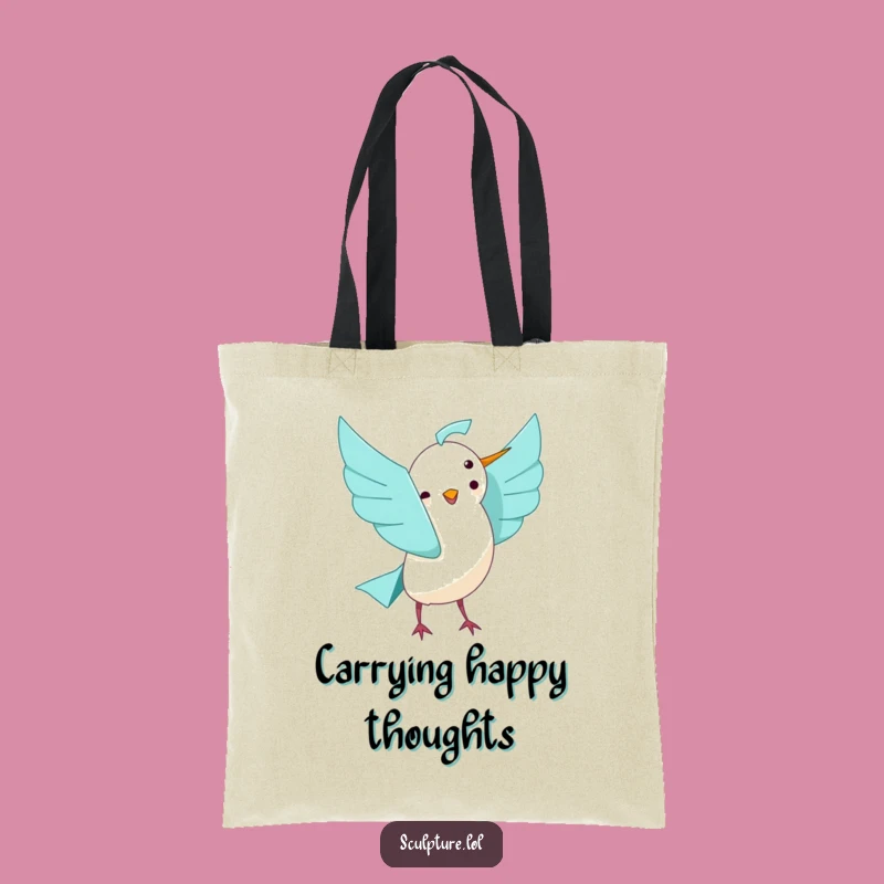 Funny Origami Bird Tote Bag: Carry Your Joy with This Playful Papercraft Accessory