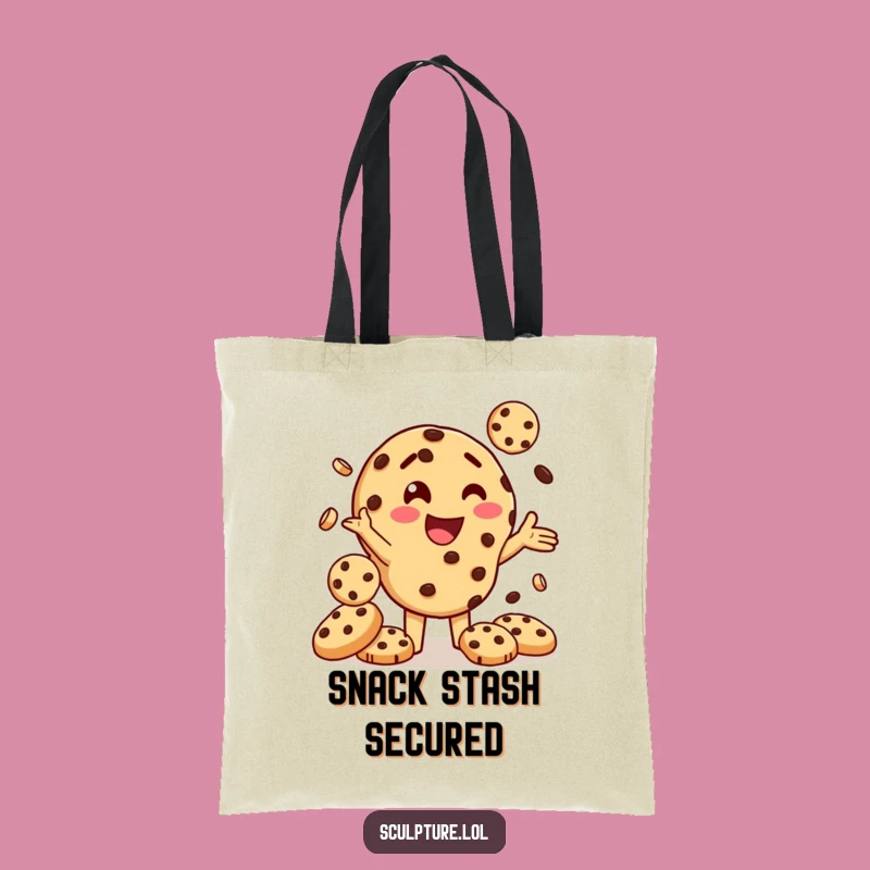 Funny Cookie Juggling Tote Bag: Carry Your Snacks and Smiles!